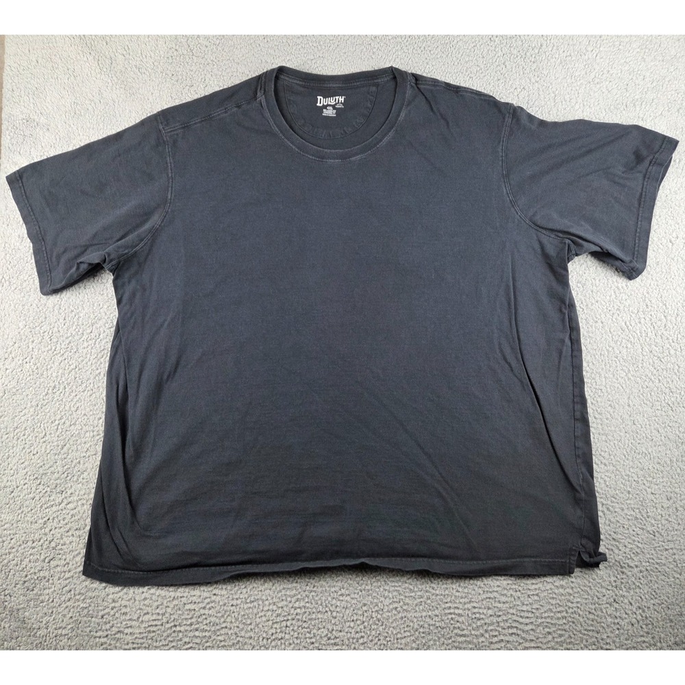 Duluth Trading Shirt Mens 4XL Black Short Sleeve Longtail T Workwear Cotton - Picture 1 of 6